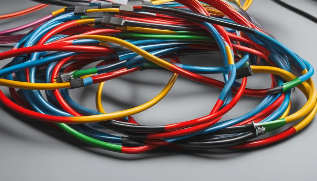 Funktionen der Kabel mit den Farben