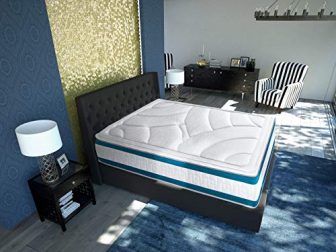 MAISON AUBERTIN Matratze Bristol, 140 x 190 cm, Memory-Schaum, 50 kg/m³